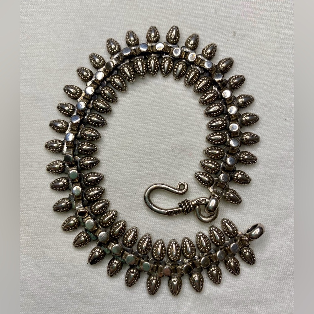 VINTAGE 925 INDIAN STERLING SILVER BRACELET